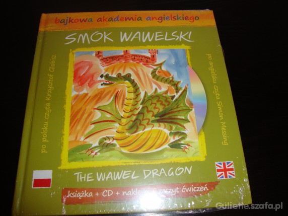 Smok Wawelski z CD po angielsku i po polsku Nowa