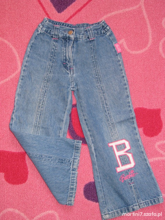 Barbie jeansy rozm 104cm
