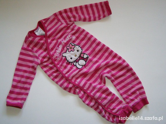 74 80 HM HELLO KITTY WELUROWY PAJAC