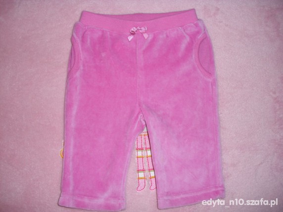 Różowe Spodnie r 6268 i GRATIS
