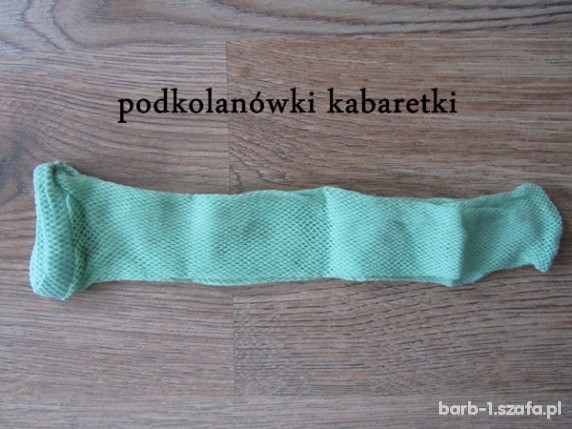 Zielone podkolanówki kabaretki oferta nr2