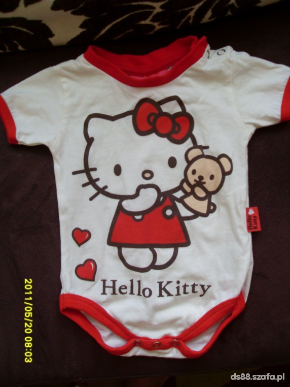 Śliczne Body Hello Kitty roz 68