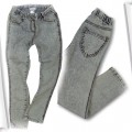 NOWE NEXT LEGGINSY A LA JEANS 128 WYPRZEDAŻ