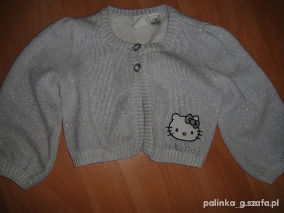 Srebrne bolerko hm hello kitty