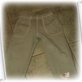 dresowe spodnie khaki 98