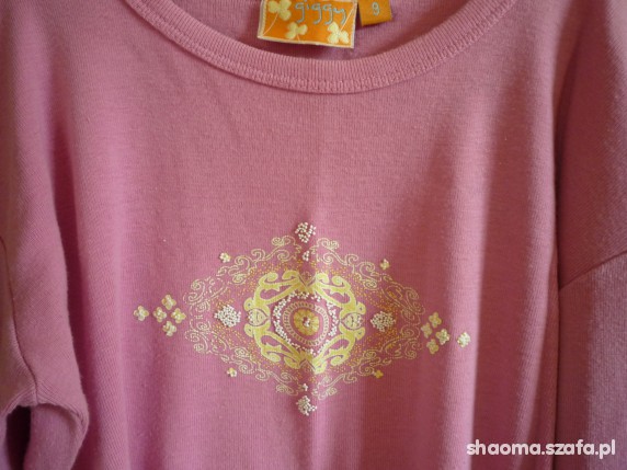 Różowa bluzka ze ślicznym nadrukiem