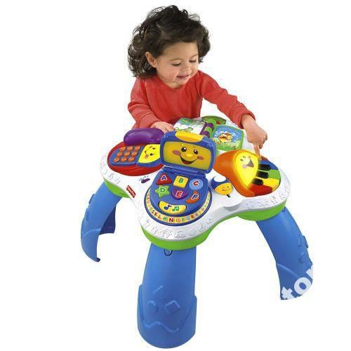 Dwujęzyczny stoliczek Fisher Price jak nowy