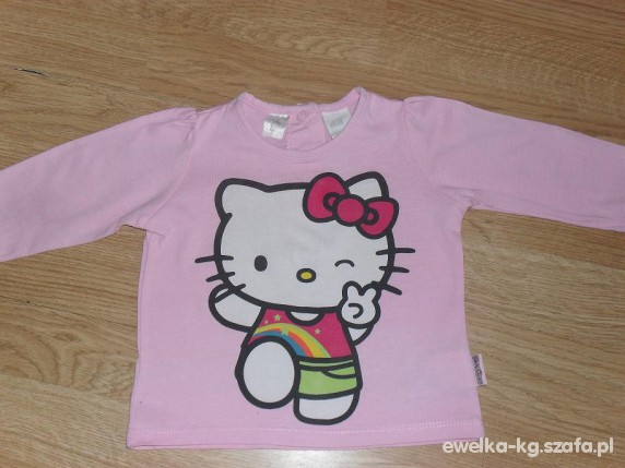 śliczna bluzeczka HELLO KITTY H&M