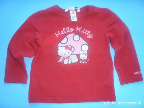 czerwona H&M hello kitty rozm 92