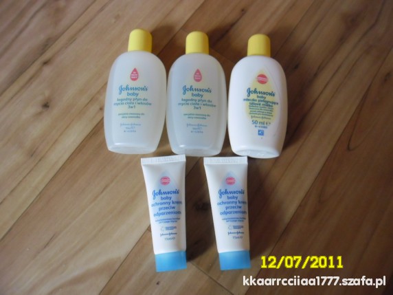 Zestaw produktów Johnsons Baby
