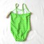 nowy zielony strój kąpielowy od 6 do 7lat