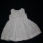 Biała sukienka hafty cyrkonie roz 0 9 msc