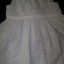 Biała sukienka hafty cyrkonie roz 0 9 msc