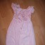 Piękna balowa różowa sukienka r 134