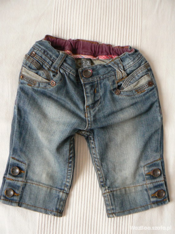 Rybaczki jeansowe ZARA rozmiar 98