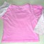 różowa bluzeczka z bufkami