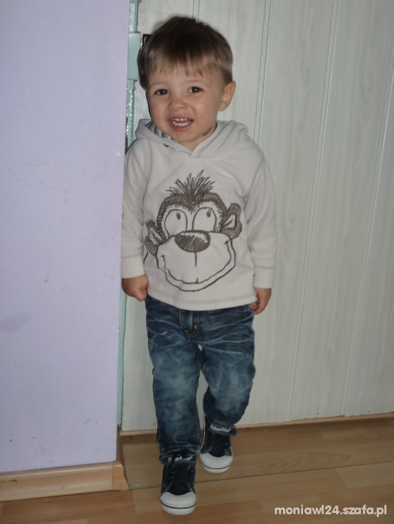 Bluza NEXT r 86 z małpką SUPER