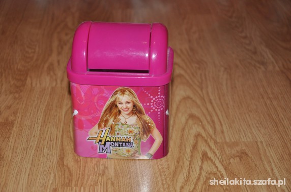 mini śmietnik hannah montana