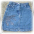 jeansowa spodniczka od 128cm do 134cm