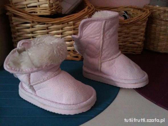 Różowe buciki jak Emu rozm 1819