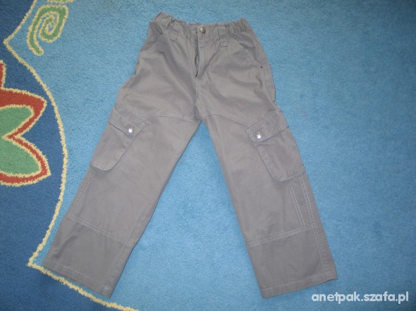 Spodnie 116 cm dla chłopca cena łącznie z przesyłk