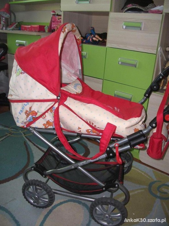 Wózek dla lalki lalek dwufunkcyjny