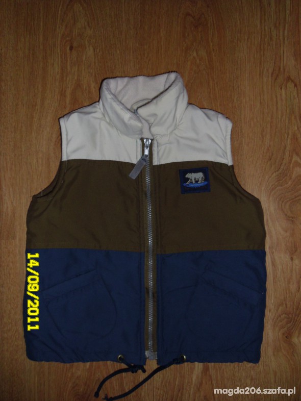Ciepła kamizelka bezrękawnik Topolino 86 do 98