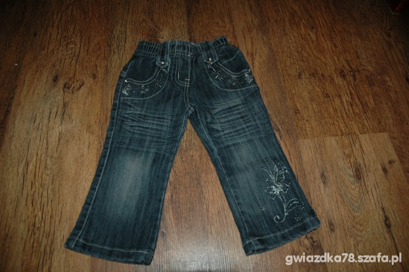 Spodnie dżinsowe 86cm