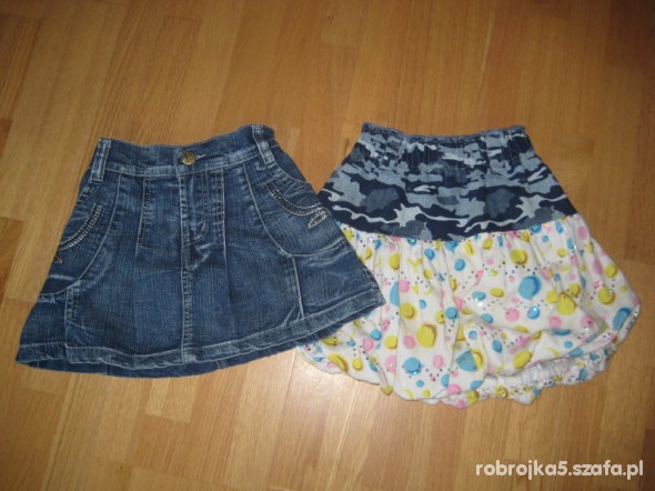 2 mini jeans na98 104 i bombka