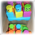 KOLOROWE klocki FISHER PRICE tanio UCZA I BAWIĄ