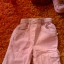 spodnie sztruks rozowe rozm 80
