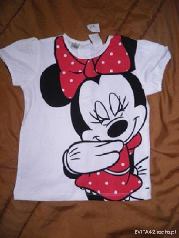 Bluzeczka z Minnie Mouse rozm 86 firmy H&M