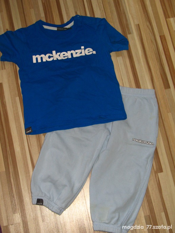 JESIEŃ śliczne spodnie dresowe McKenzie 18m 24m