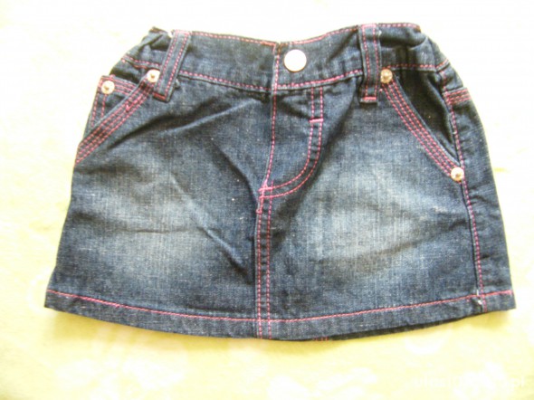 jeansowa mini