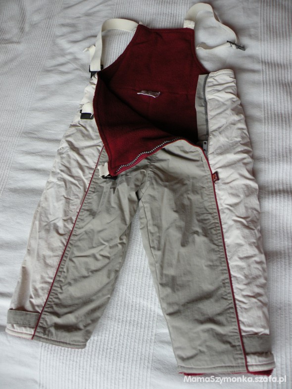 Spodnie kombinezonowe na zimę ocieplane