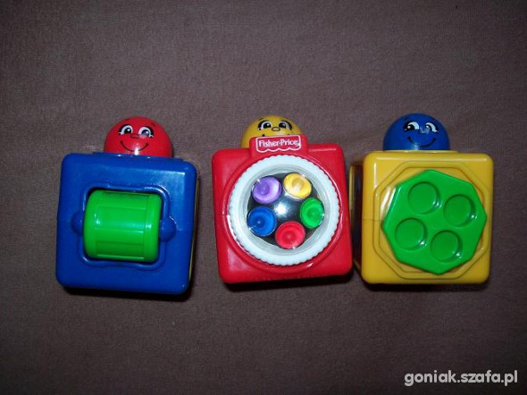 FISHER PRICE KOSTKI EDUKACYJNE