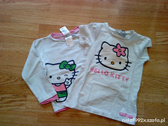 2 bluzeczki Hello Kitty cena z przesyłką