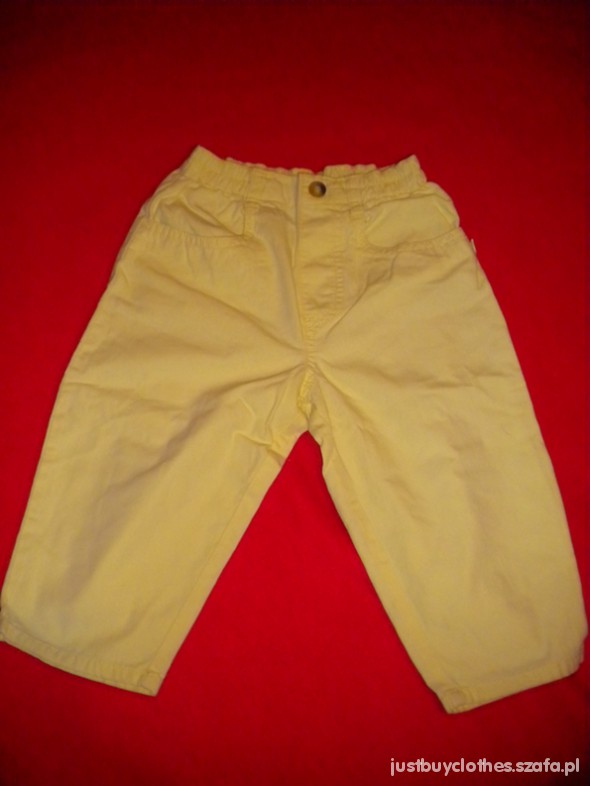 żółte spodnie C and A