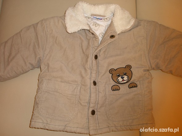 ciepła sztruksowa kurteczka