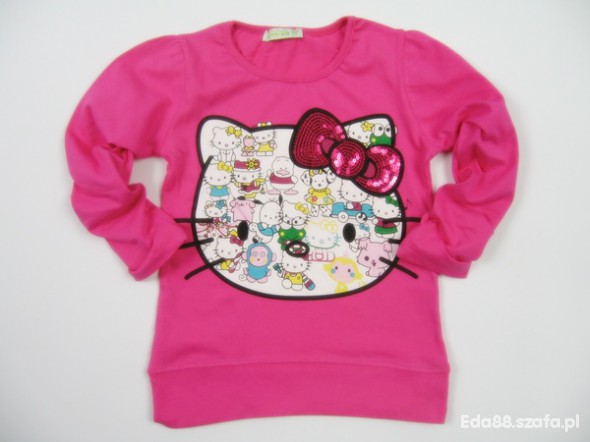 NOWA RÓŻOWA BLUZECZKA Z HELLO KITTY