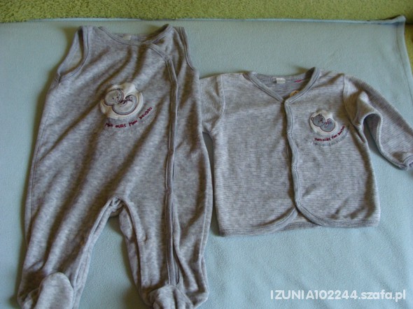 kaftanik ze śpiochami komplet 62