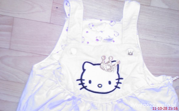 Ogrodniczki H&M hello kitty pumpy