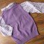 Sweterek bluzeczka pudrowy fiolet łączka 98