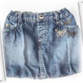 ZARA 86 92 jeansowa bombka CUDO