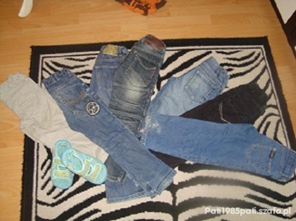 Markowe jeansy w bdb rozm 110116