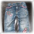 GAP Baby boskie jeansy hafty r18 24mc