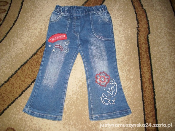 Spodnie jeansowe 92