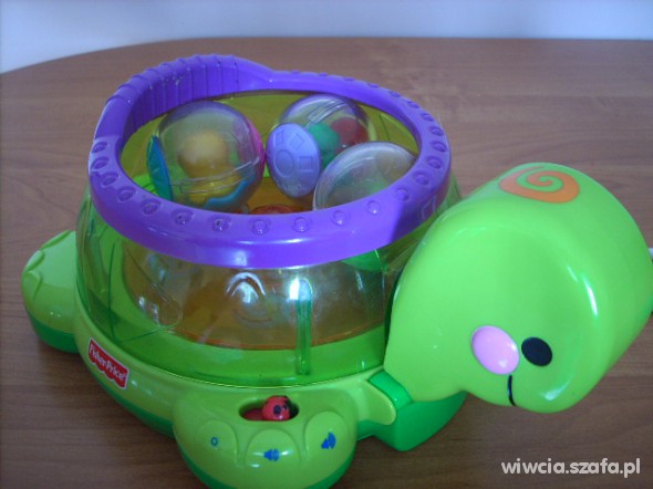 Zolw FISHER PRICE 3 kule sensoryczne