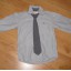 CiA koszula z krawatem szara 116
