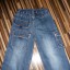 spodnie jeans z łatami 110 116